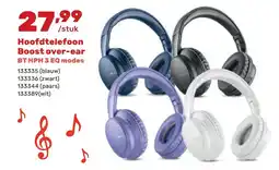 Happyland Hoofdtelefoon Boost over-ear BT HPH 3 EQ modes aanbieding