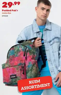 Happyland Padded Pak'r camo dye aanbieding