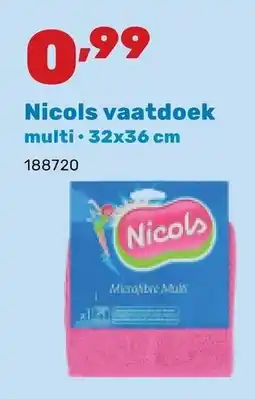 Happyland Nicols vaatdoek multi aanbieding