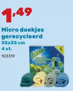 Happyland Micro doekjes gerecycleerd aanbieding