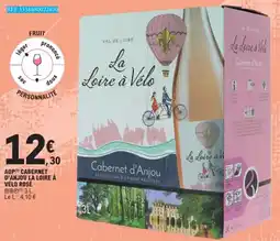 E.Leclerc AOP Cabernet D'Anjou La Loire à Vélo Rosé aanbieding