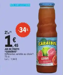 E.Leclerc Jus De Fruits Caraïbos aanbieding