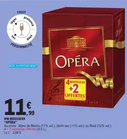 E.Leclerc Vin Mousseux Opera aanbieding