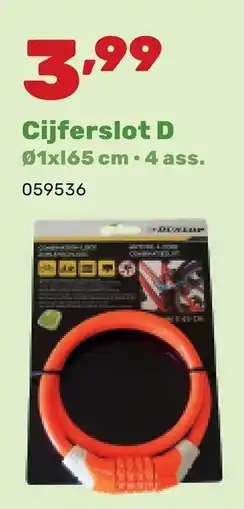 Happyland Cijferslot D aanbieding