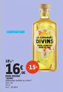 E.Leclerc Rhum Arrange Divins aanbieding