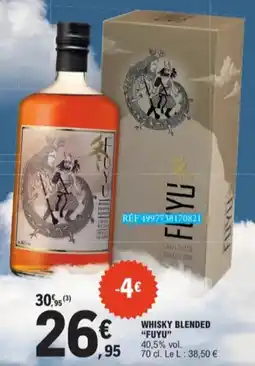 E.Leclerc Whisky Blended Fuyu 40.5 % vol aanbieding