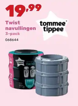 Happyland Twist tommee navulling aanbieding
