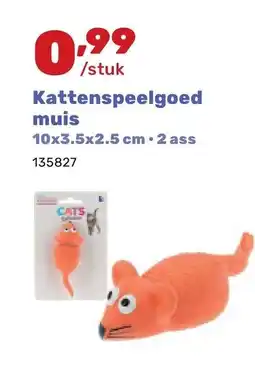 Happyland Kattenspeelgoed muis aanbieding