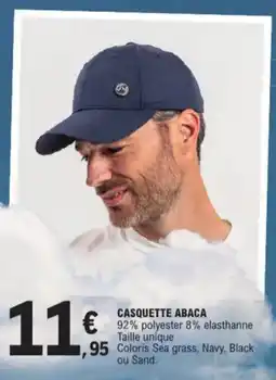 E.Leclerc Casquette Abaca aanbieding