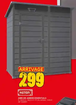 Brico Depot Abri de jardin essentials aanbieding