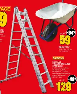 Brico Depot Sencys échelle transformable stabilo II aanbieding
