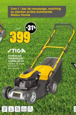 Brico Depot Tiga tondeuse thermique combi 48 SH aanbieding
