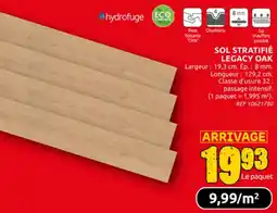 Brico Depot Sol stratifié legacy oak aanbieding