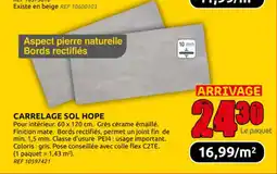 Brico Depot Carrelage sol hope aanbieding