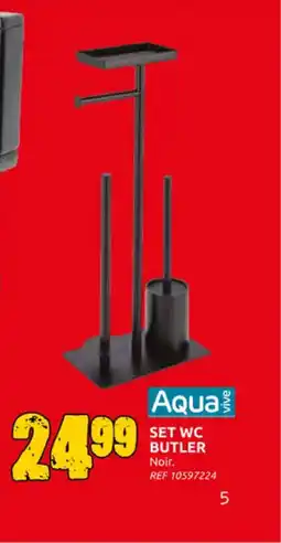 Brico Depot Aqua vive set WC butler aanbieding