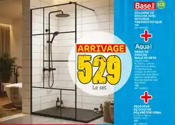 Brico Depot Baseline colonne de douche avec mitigeur thermostatique aanbieding