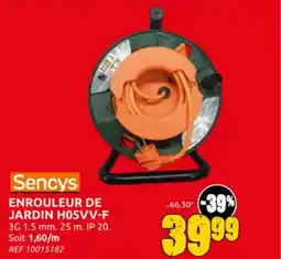 Brico Depot Sencys enrouleur de jardin H05VV-F aanbieding