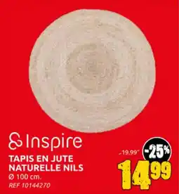 Brico Depot Inspire tapis en jute naturelle nils aanbieding