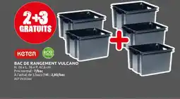 Brico Depot Bac de rangement vulcano aanbieding