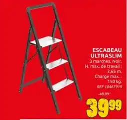 Brico Depot Escabeau ultraslim aanbieding