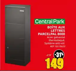 Brico Depot Central park boîte aux lettres parcelpal 8000 aanbieding