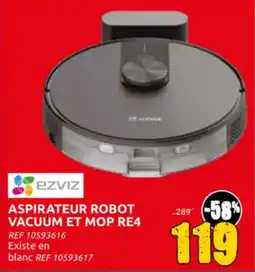 Brico Depot Aspirateur robot vacuum et mop re4 aanbieding