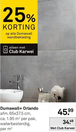 Karwei Dumawall+ Orlando aanbieding