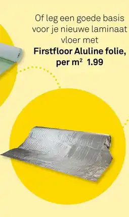 Karwei Firstfloor aluline folie aanbieding