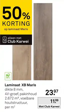 Karwei Laminaat XB Maris aanbieding