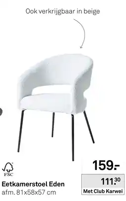 Karwei Eetkamerstoel eden aanbieding