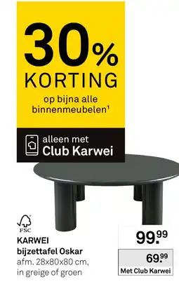 Karwei Karwei bijzettafel oskar aanbieding