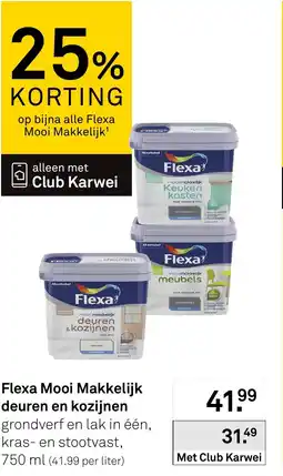 Karwei Flexa mooi makkelijk deuren en kozijnen aanbieding