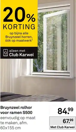 Karwei Bruynzeel rolhor voor ramen S500 aanbieding