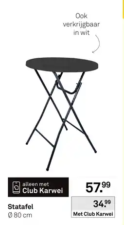 Karwei Statafel aanbieding