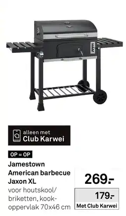 Karwei Jamestown american barbecue Jaxon XL aanbieding