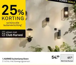 Karwei Karwei buitenlamp owen aanbieding