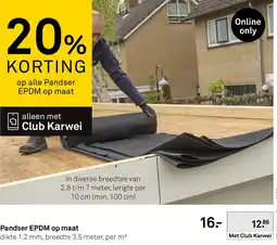 Karwei Pandser EPDM op maat aanbieding