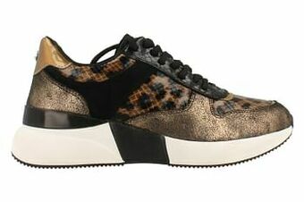 Berca Shoes La Strada Sneaker Laag Dames Trend Dierenprint - Zwart aanbieding