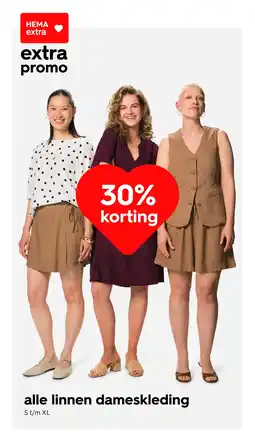 HEMA Alle linnen dameskleding aanbieding