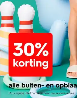 HEMA Alle buiten- en opblaasspeelgoed aanbieding