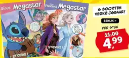 Boekenvoordeel Megastar stickers aanbieding