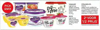 Yoghurt Light & Free, Vitalinea Danone, Skyr Light & Free