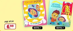 Boekenvoordeel Op het potje of veters strikke aanbieding