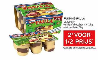 Alvo Pudding Paula Dr Oetker aanbieding