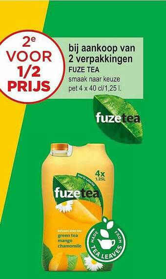 Alvo Fuze Tea aanbieding