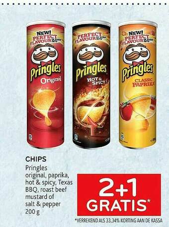 Alvo Chips Pringles aanbieding