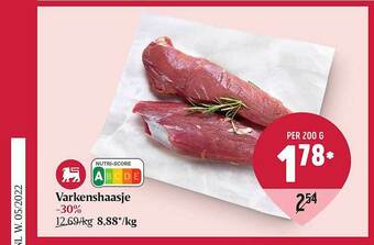Delhaize Varkenshaasje aanbieding