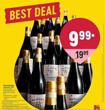 Delhaize Villa Delle Rose Amarone 2017 aanbieding