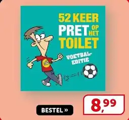 Boekenvoordeel 52 Keer prethot toilet voetbal editie aanbieding