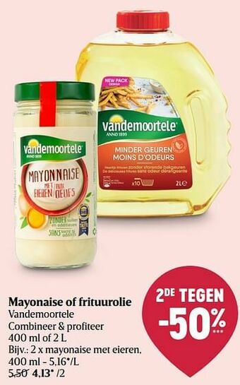 Delhaize Mayonaise met eieren aanbieding